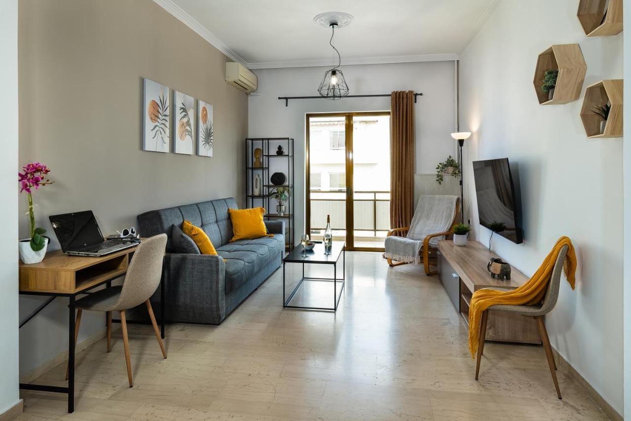 Central Apt. With Parking - 3 Min From Old Port 하니아 외부 사진