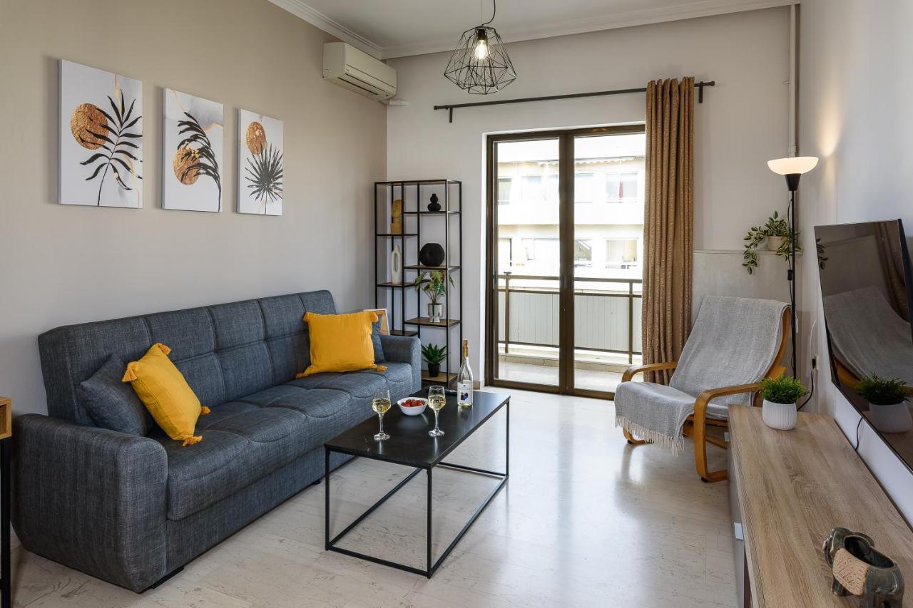 Central Apt. With Parking - 3 Min From Old Port 하니아 외부 사진